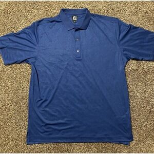 Footjoy Men's Performance Golf Short Sleeve Polo Floral Pattern Design Shirt 2XL